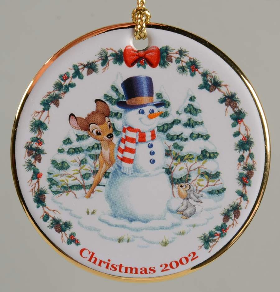 Disney Annual Ornaments-Flat First Snowfall - Boxed by Grolier-1