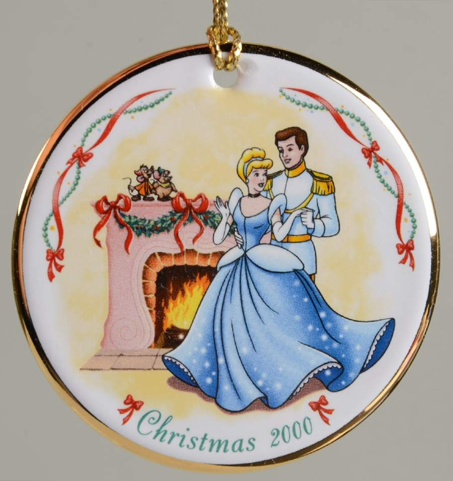 Disney Annual Ornaments-Flat A Dream Is A Wish Your Heaty Makes - Boxed by Grolier-1