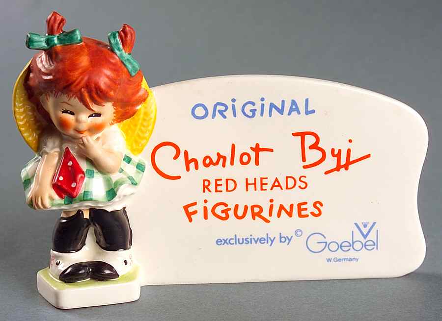 Advertising Signs Red Head Figurines-Charlot Byj - Advertising Signs by Goebel-1