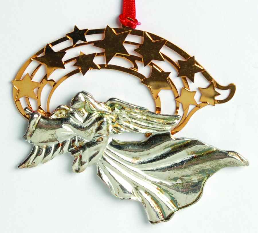 Celestial Series Ornament Celestial Angel - Boxed by Gorham Silver-1