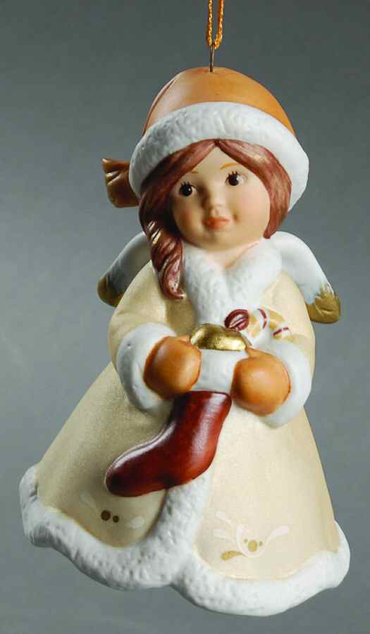 Angel Bell Ornaments Angel Sweets-Champagne - No Box by Goebel-1