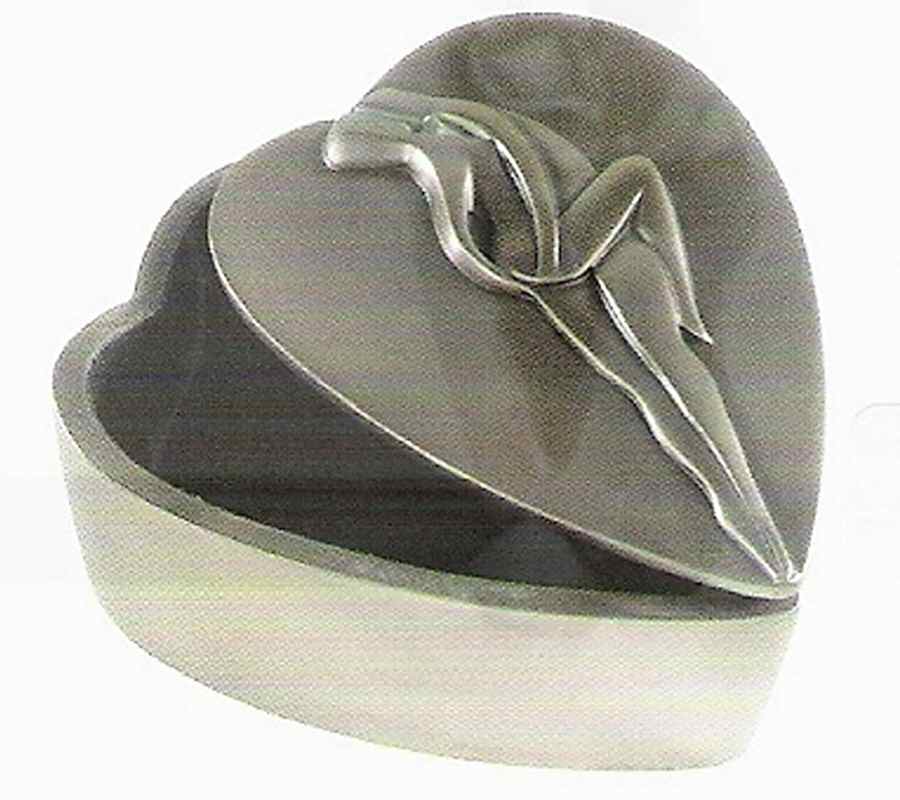 Friendship Collection Embrace, Heart Shape Box - Boxed by Goebel-1