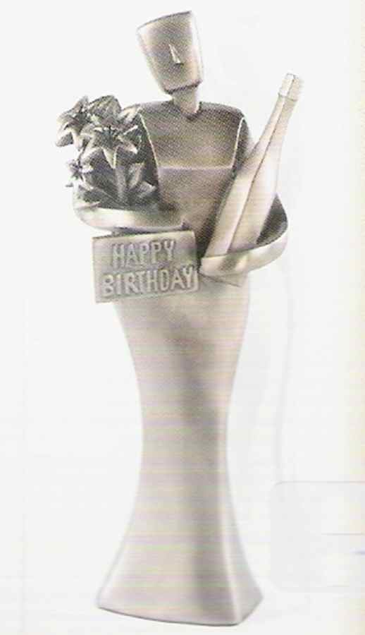 Friendship Collection Happy Birthday, Bronze - No Box by Goebel-1