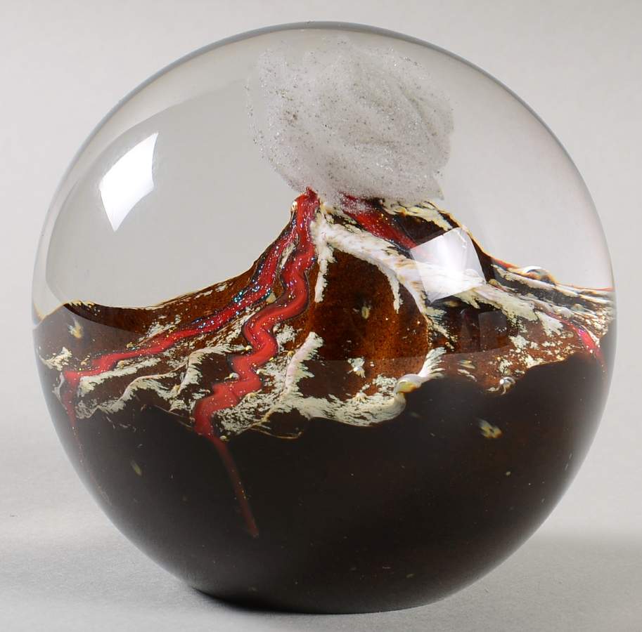 Environmental Series Volcano - With Box by Glass Eye Studio-1