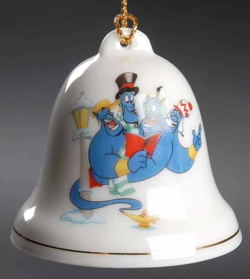 Disney Christmas Bell Aladdin Genie Carolling - No Box by Grolier-1