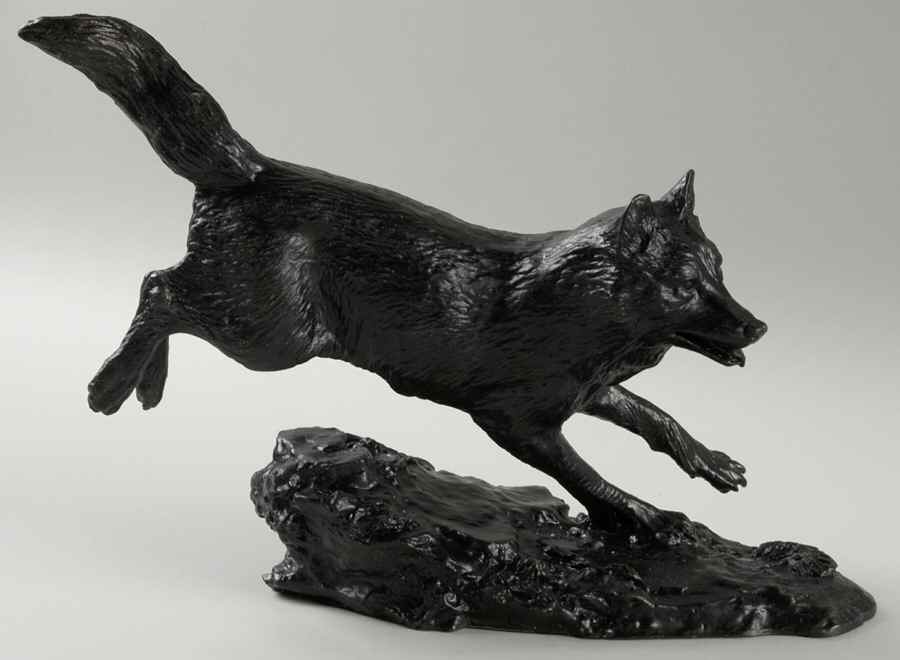 Bronze Figurines Shadow Runner - With Box by Gorham Silver-1