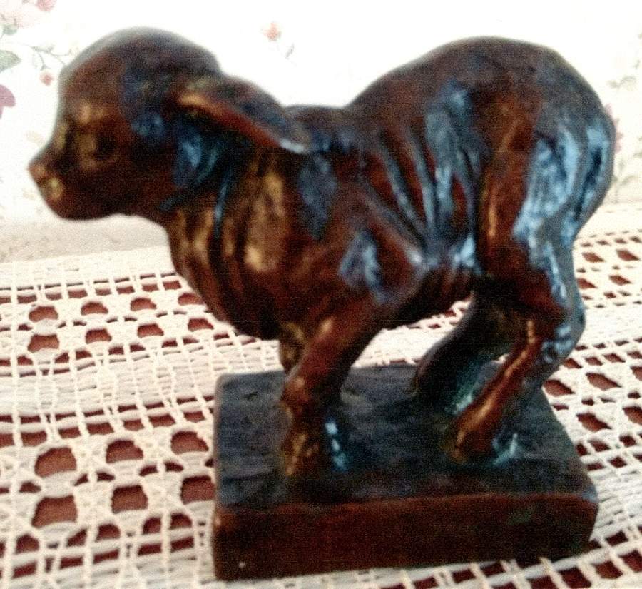 Bronze Figurines Calf - No Box by Gorham Silver-1