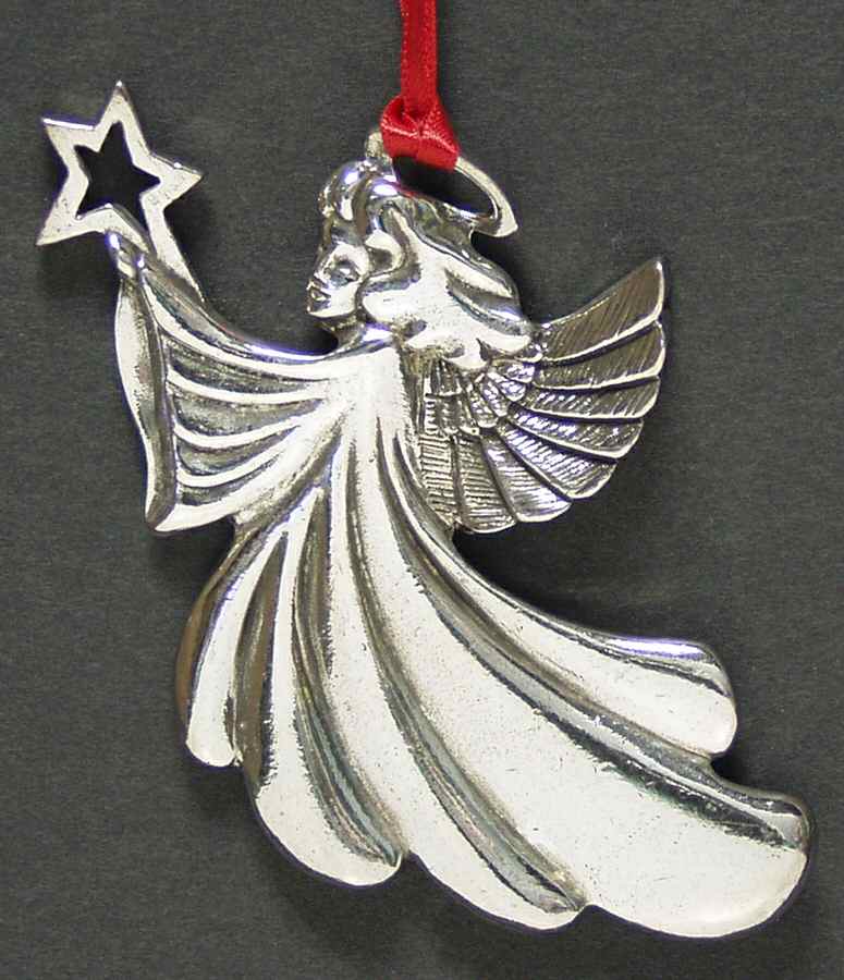 Christmas in the Country Angel - Boxed by Gorham Silver-1