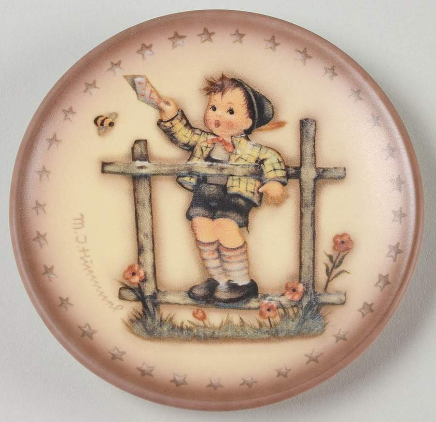 Miniature Annual Plate Come Back Soon - Boxed by Goebel-1