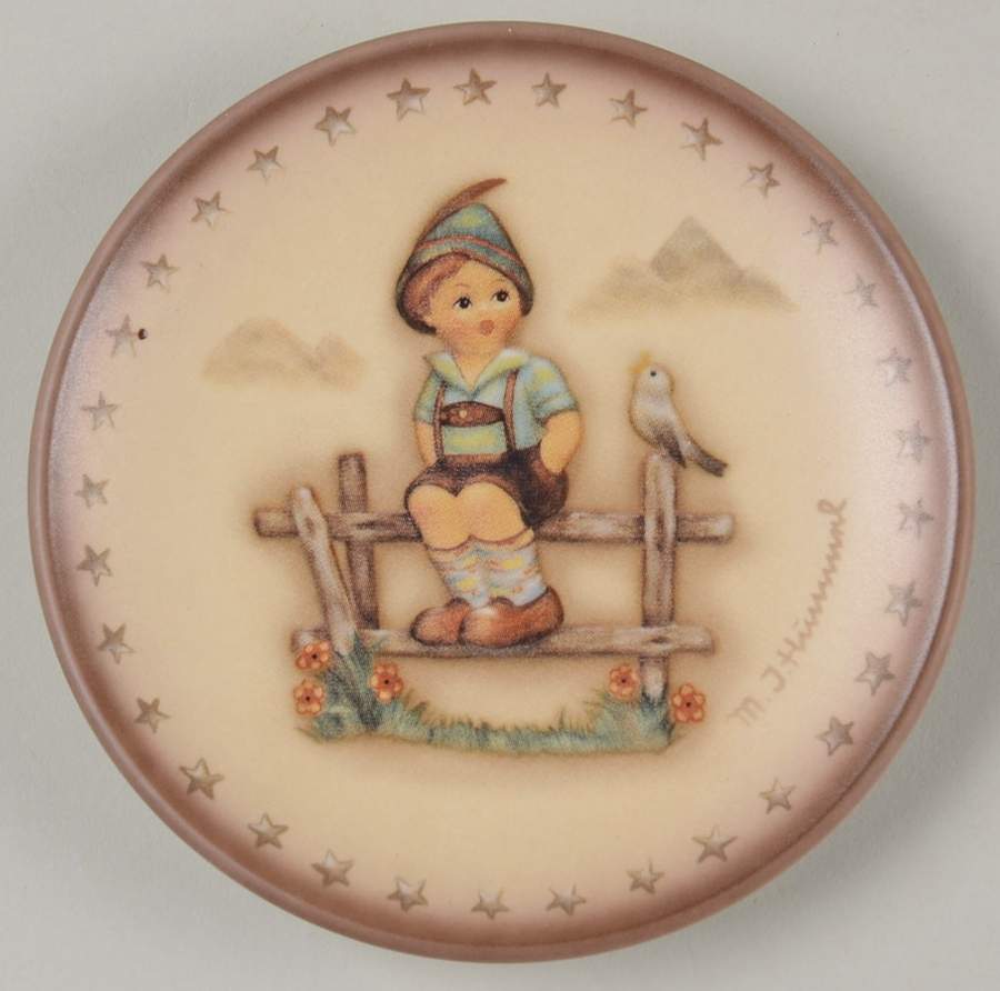 Miniature Annual Plate Wayside Harmony - Boxed by Goebel-1