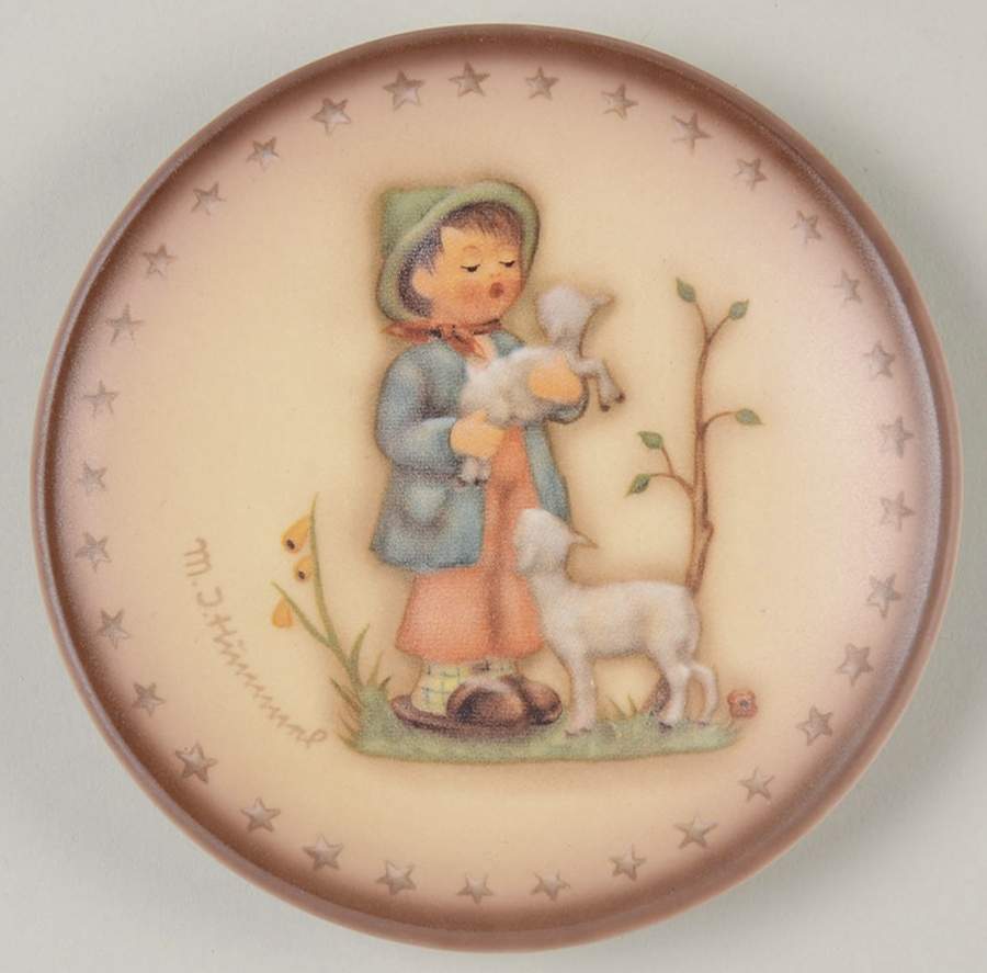 Miniature Annual Plate Shepherd Boy - Boxed by Goebel-1