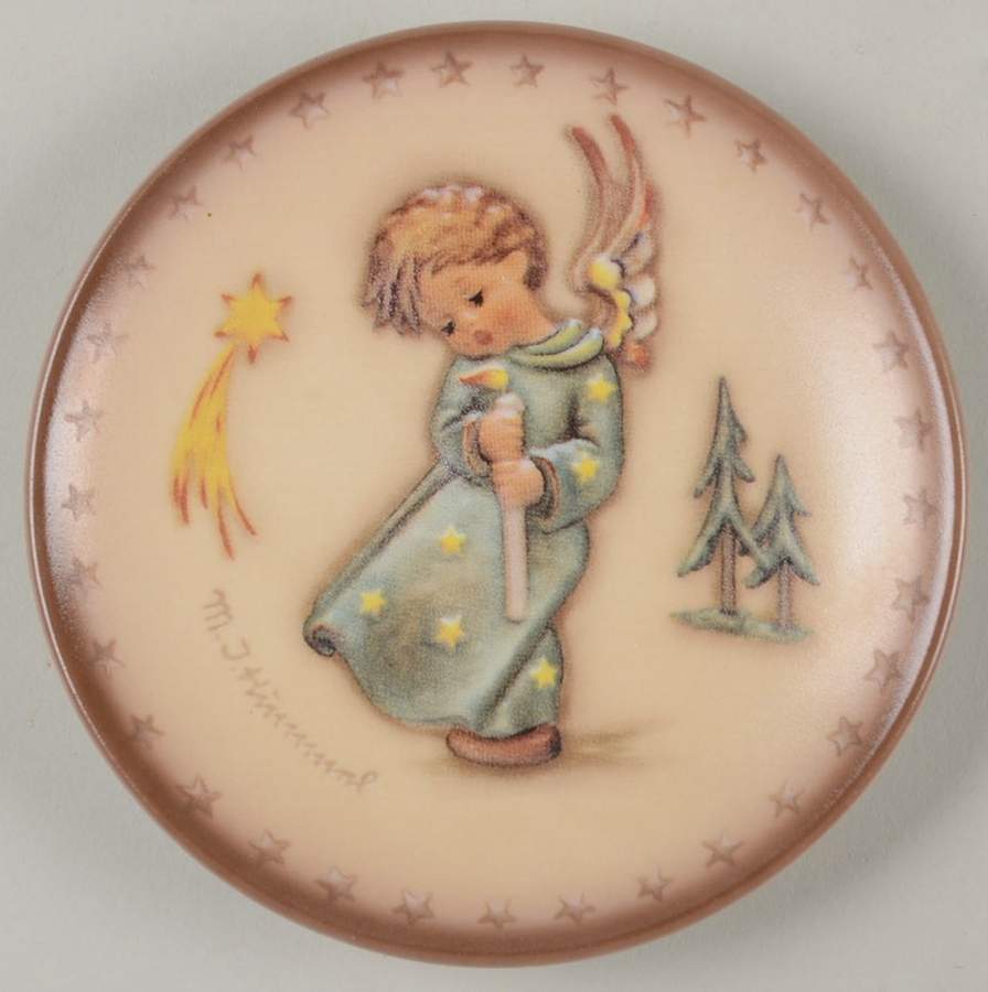 Miniature Annual Plate Heavenly Angel - With Box by Goebel-1