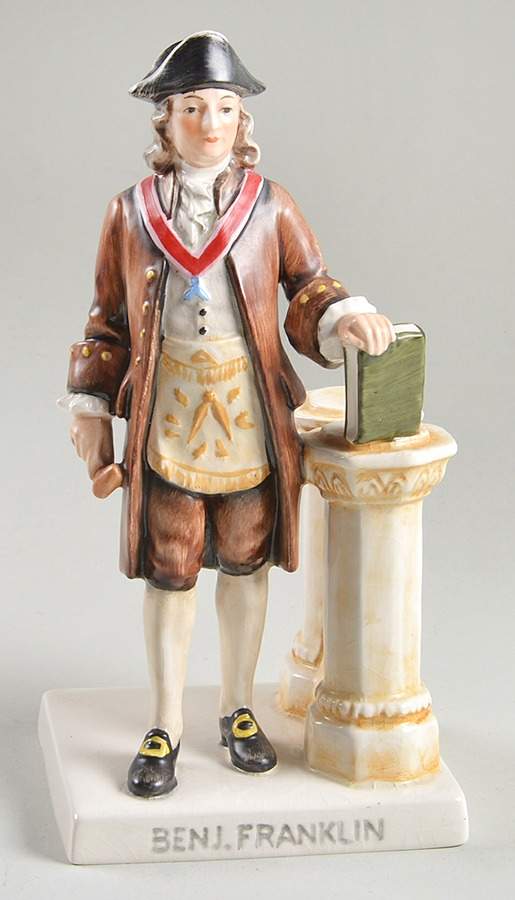 Masonic Brothers & Statesmen Benjamin Franklin Only - No Box by Goebel-1