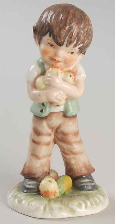 Kinderland 2 Boy With Apples - No Box by Goebel-1