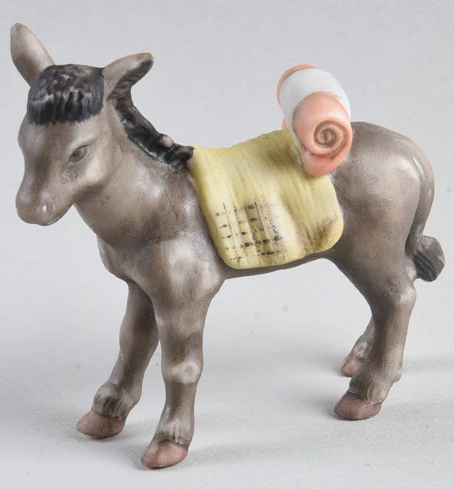 Glory To the Newborn King Wreath Donkey - No Box by Goebel-1