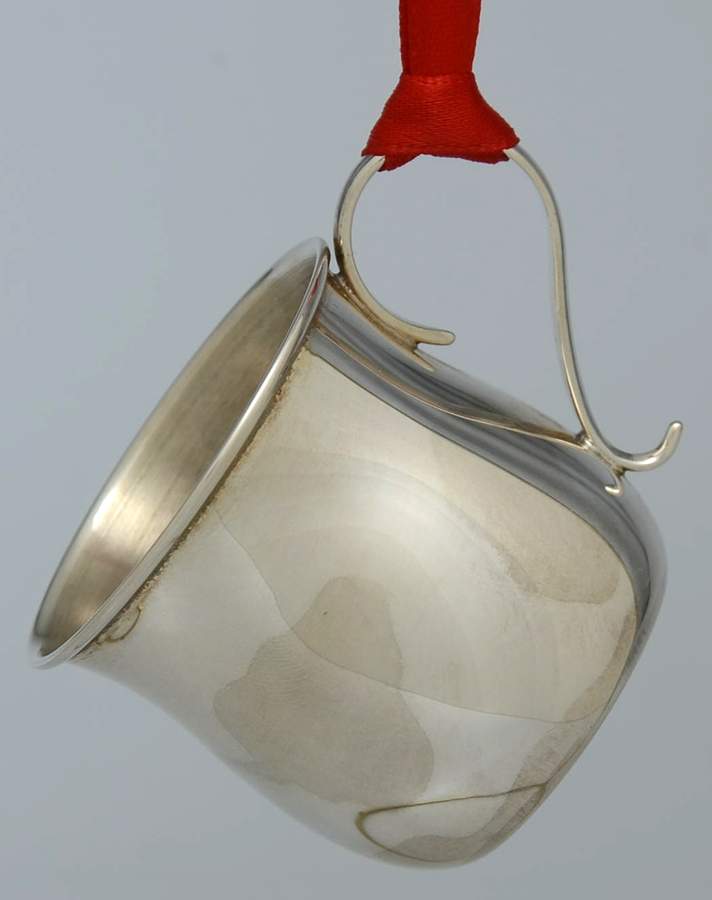 Baby's 1st Christmas-Sterling Baby Cup - No Box by Gorham Silver-1