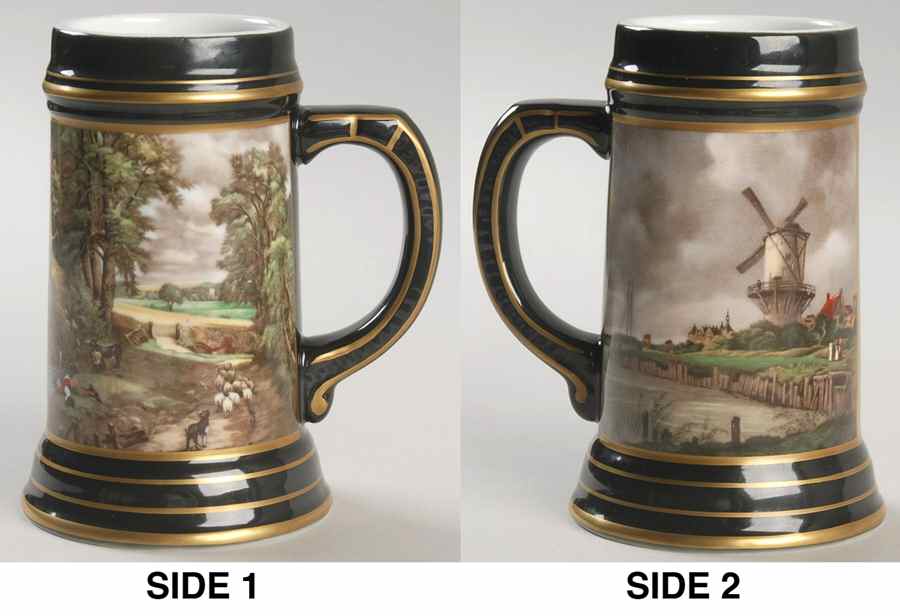 Gerold Porzellan Tankard Farm/Windmill - No Box by Gerold Porzellan-1