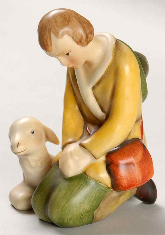 Goebel Nativity-Hx82 Shepherd W/ Sheep - Boxed by Goebel-1