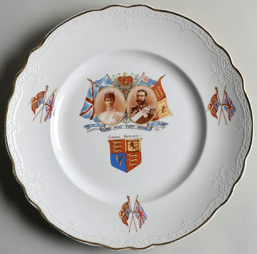 Grimwades Royalty Giftware George V & Mary Coronation Plate - No Box by Grimwades (England)-1