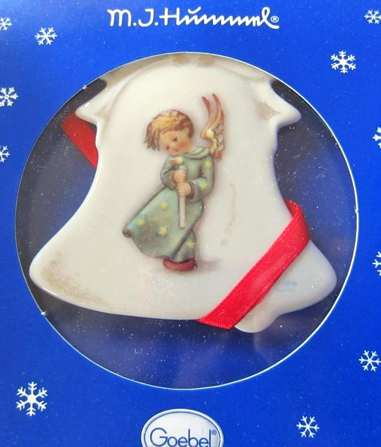 Hummel Flat Ornaments Heavenly Angel-Bell - No Box by Goebel-1