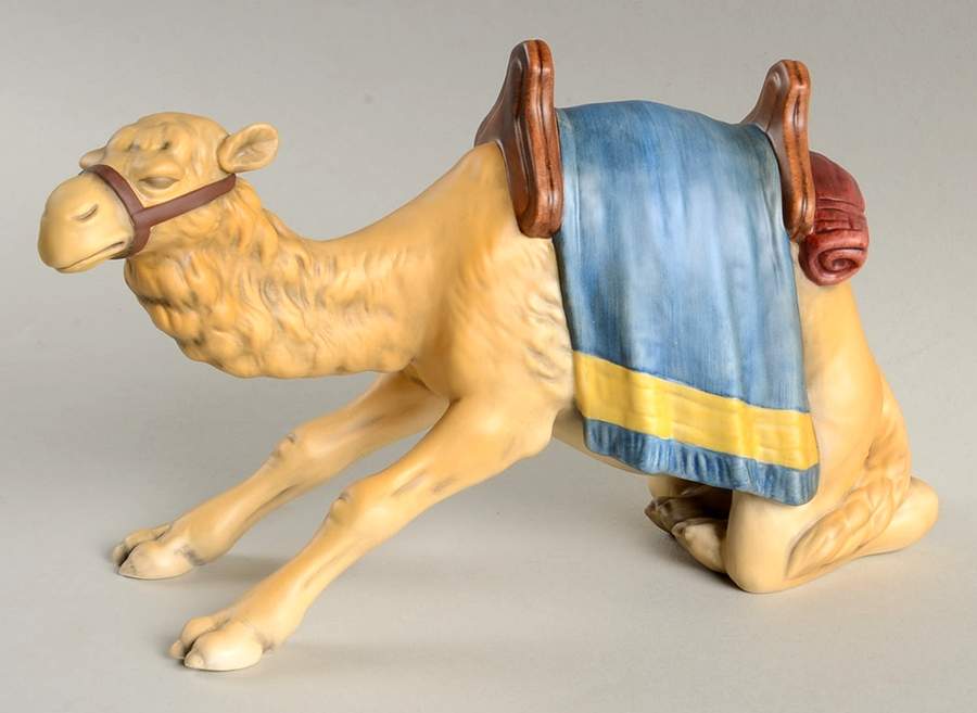 Nativity Camels-New Styles Camel Kneeling Large - No Box by Goebel-1