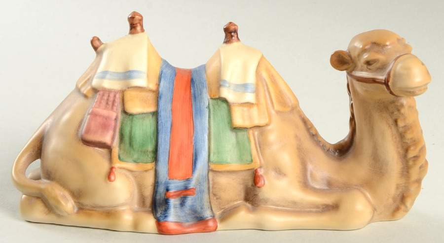 Nativity Camels-New Styles Camel-Lying Small - Boxed by Goebel-1