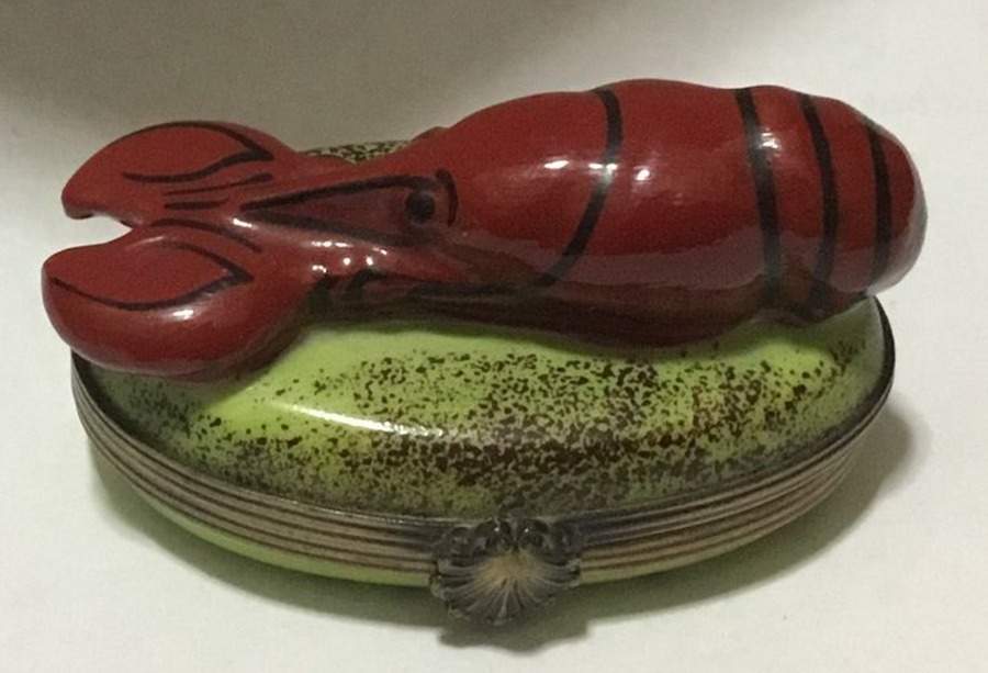 Gerard Ribierre Limoges Box Crawfish De Louisiane - No Box by Gerard Ribierre-1