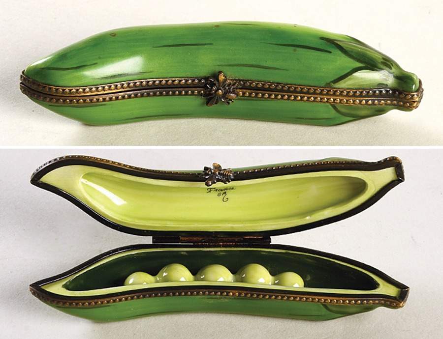 Gerard Ribierre Limoges Box Peas In A Pod - No Box by Gerard Ribierre-1
