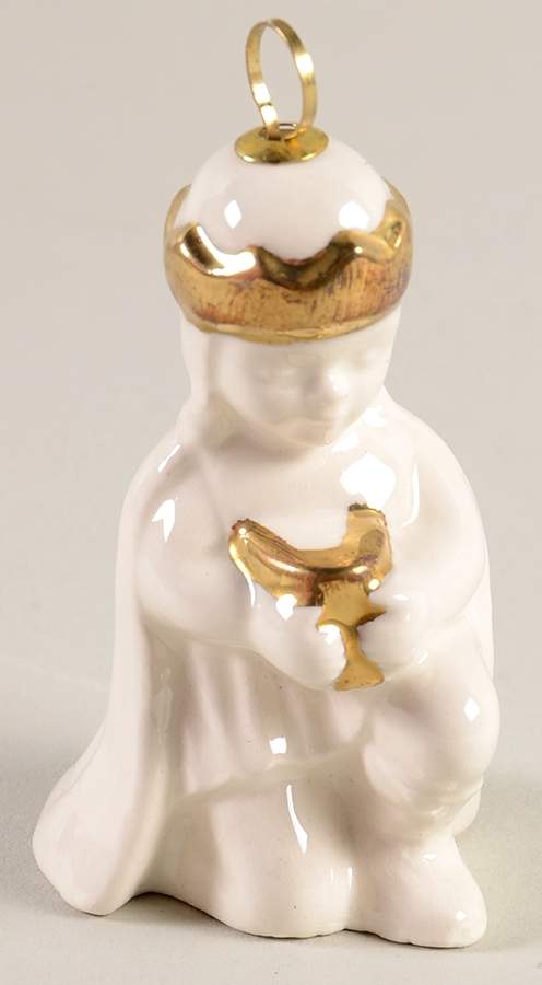 Nativity Ornaments Wise Man-Kneeling W/ Gold Crown - No Box by Goebel-1