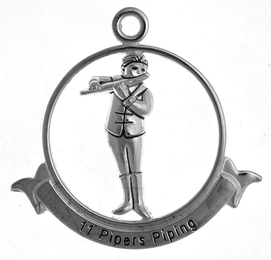 Twelve Days of Christmas Pipers Piping - No Box by Godinger-1