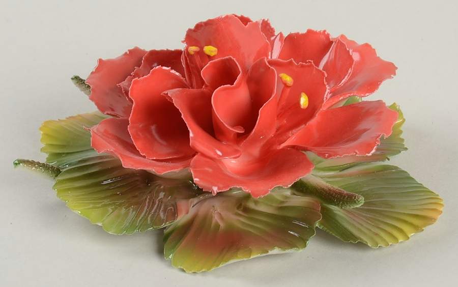 Florentine Red Flower - With Box by Godinger-1