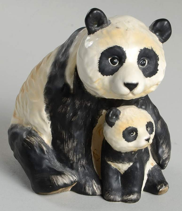 Mother's Day Figurines Panda  And Cub - Boxed by Goebel-1