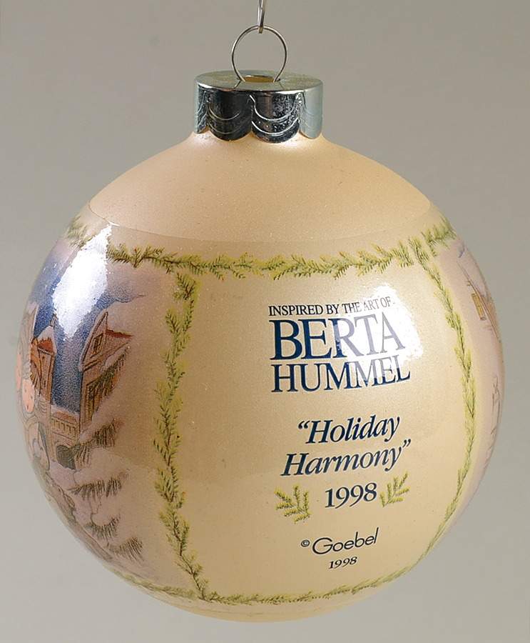 Berta Hummel Annual Ball Ornament Holiday Harmony - With Box Bx1998 by Goebel-1