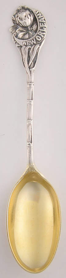 Souvenir Spoons New Orleans-A B Griswold & Co - No Box by Gorham Silver-1