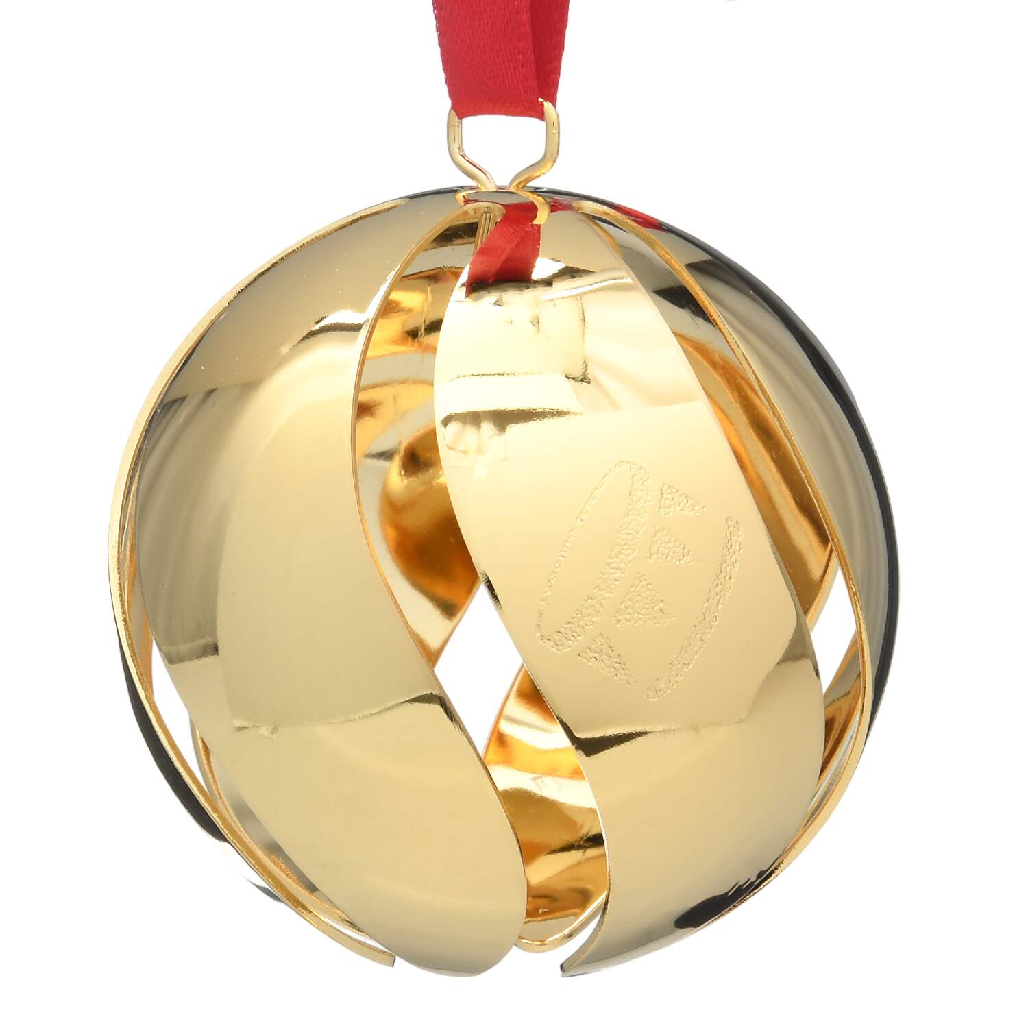 Annual Ball Ornament 2026 Annual Ball- Gold Plated - Boxed by Georg Jensen (Denmark)-1