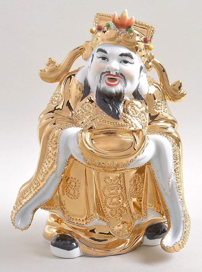 GD Arts Crafts Figurines Caishen-Chinese God Of Wealth - With Box by GD Arts Crafts-1