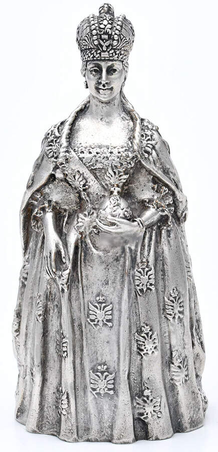 Women Who Changed the Course of History Catherine The Great - No Stand - No Box by Gorham Silver-1
