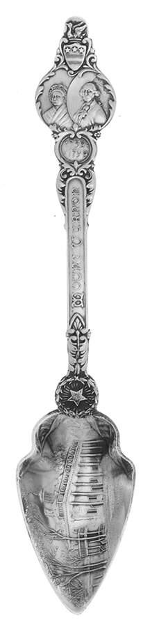 Sterling Souvenir Spoons Mount Vernon 1759-1799 - No Box by Galt & Bro-1