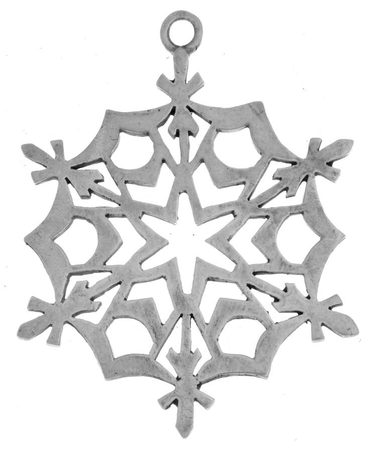 Snowflakes 1988 Snowflake - No Box by Gusterman Silversmiths-1