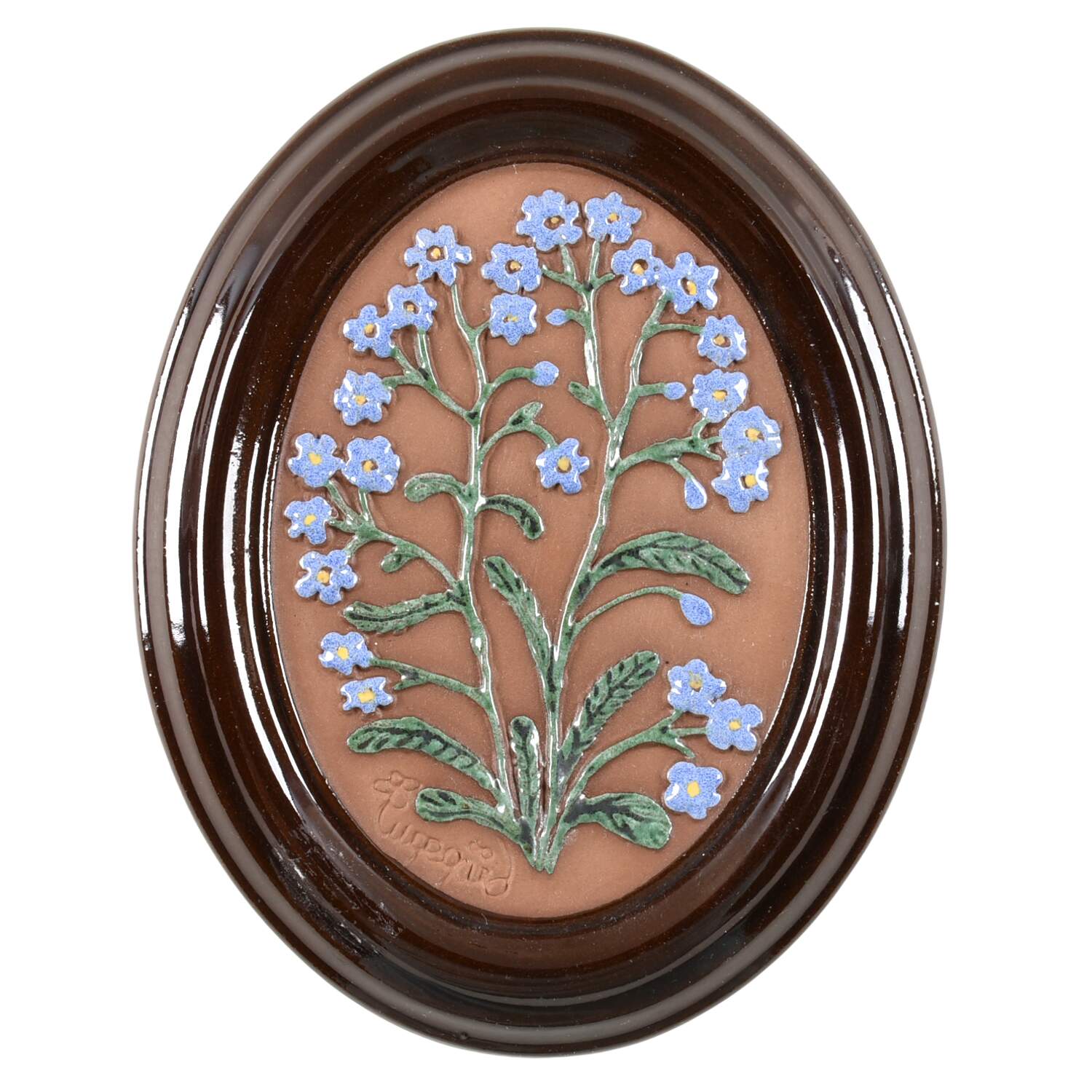 Floral Plaques Forget-Me-Not - No Box by Gabriel (Sweden)-1