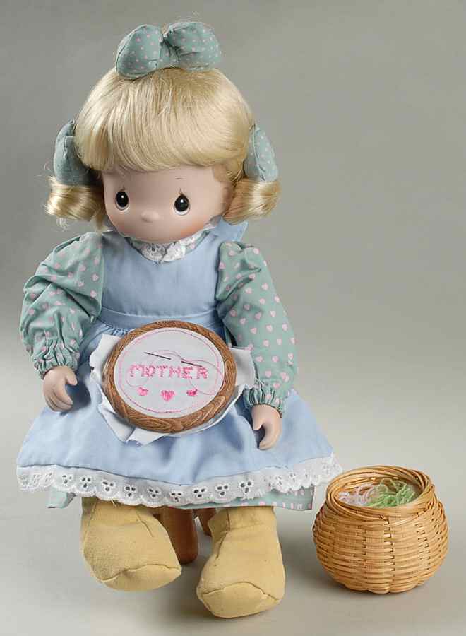 Precious Moments Doll Collection Mother Sew Dear - No Box by Hamilton Collection-1