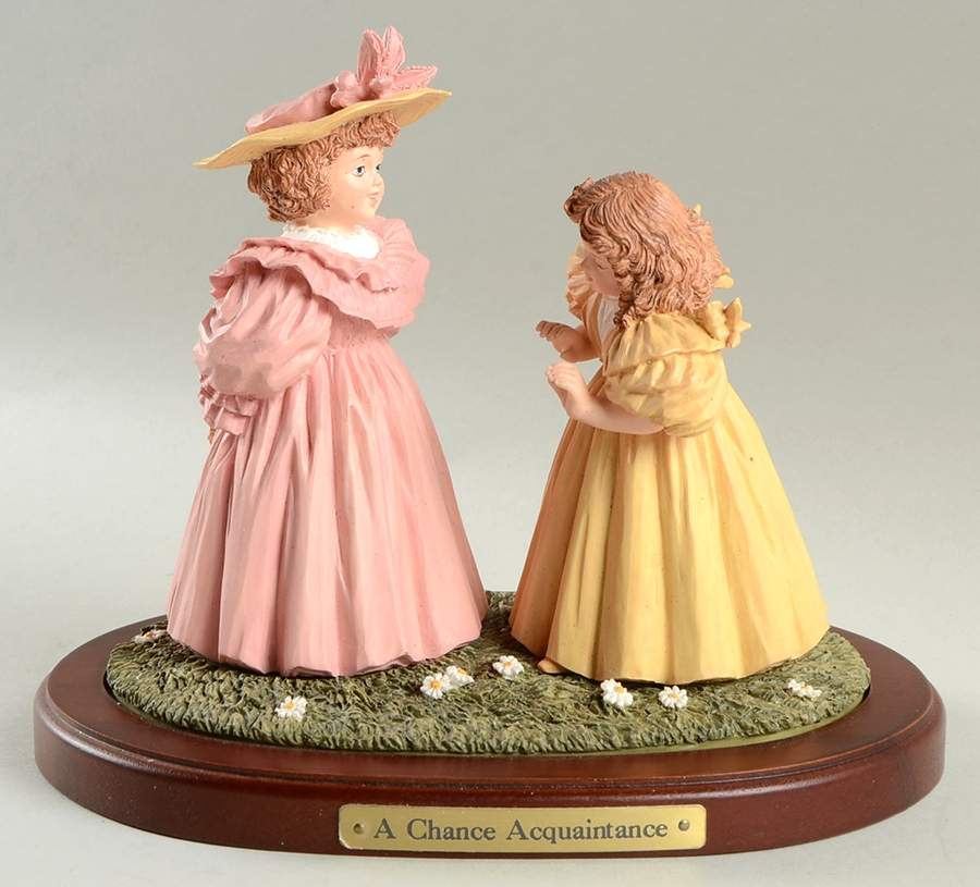 Maud Humphrey Bogart Figurine A Chance Acquaintance - No Box by Hamilton Collection-1