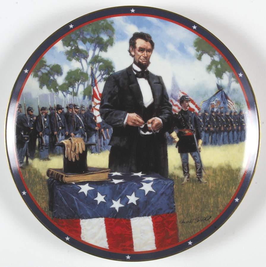 American Civil War Abraham Lincoln - No Box by Hamilton Collection-1
