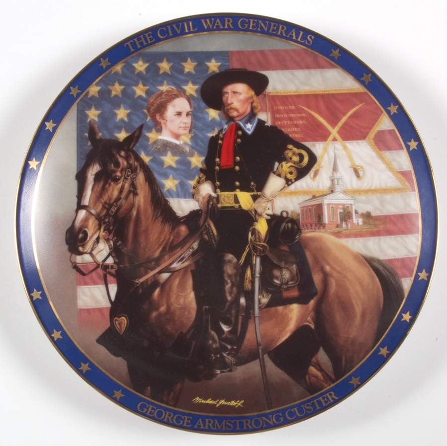Civil War Generals George Armstrong Custer - No Box by Hamilton Collection-1