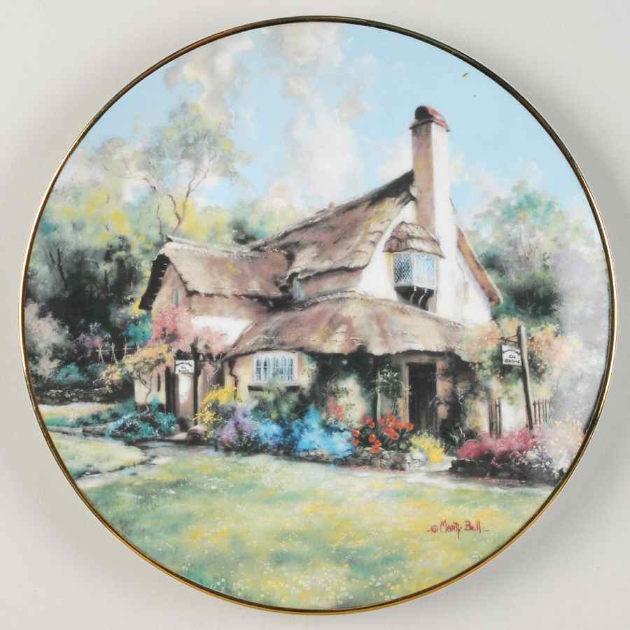 English Country Cottages Periwinkle Tea Room - No Box by Hamilton Collection-1