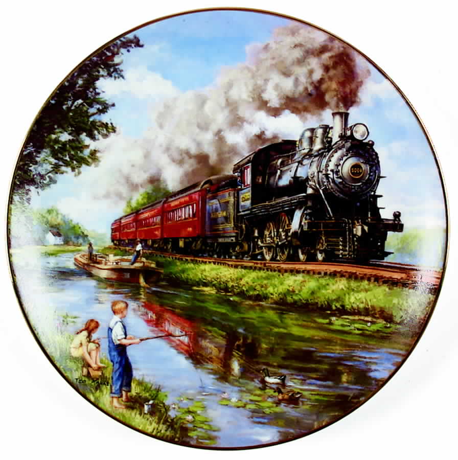 Golden Age of American Railroad  An American Classic - No Box by Hamilton Collection-1