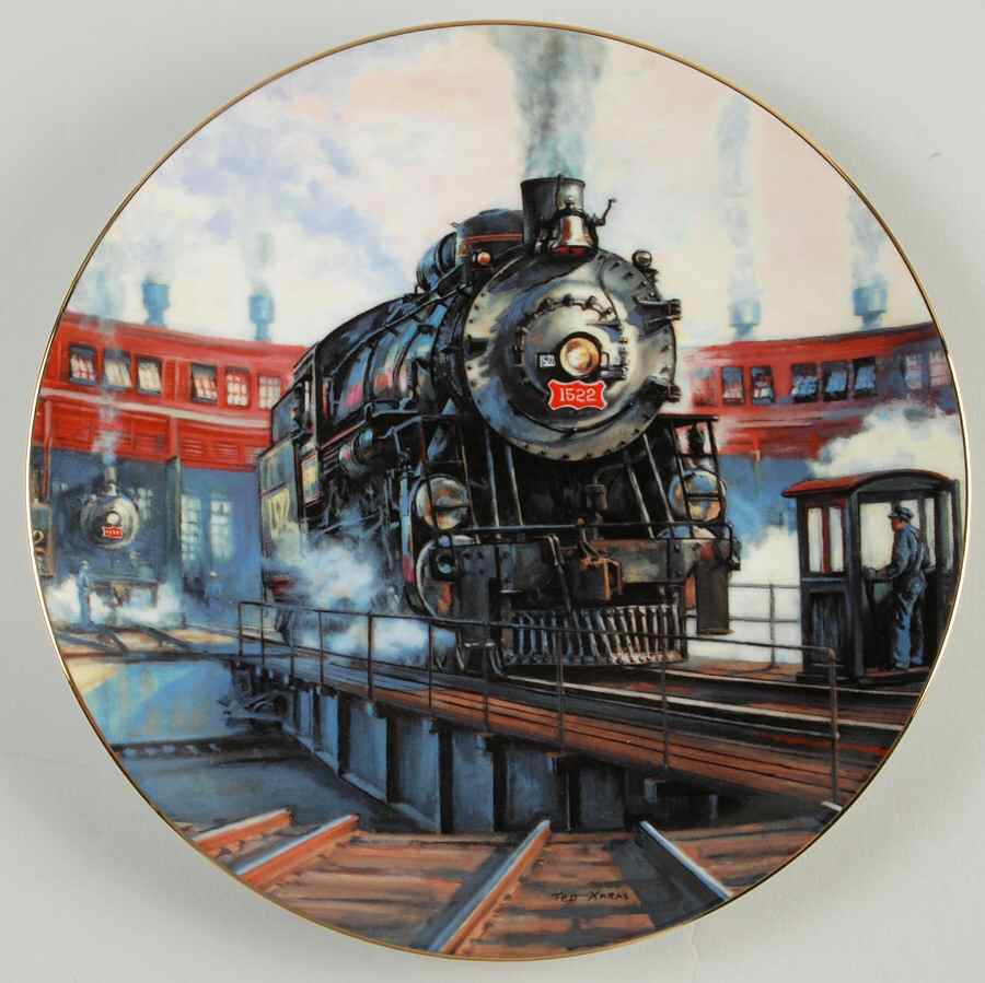 Golden Age of American Railroad  Portrait In Steam - No Box by Hamilton Collection-1