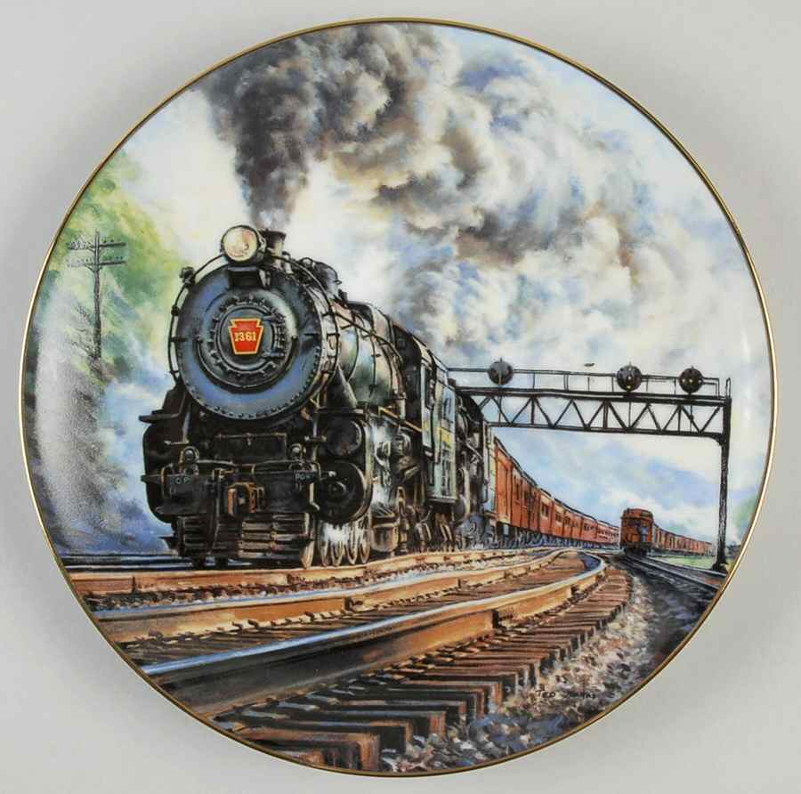 Golden Age of American Railroad  The Pennsylvania K-4 - No Box by Hamilton Collection-1