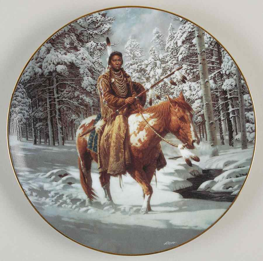 Mystic Warriors Man Who Walks Alone - No Box by Hamilton Collection-1