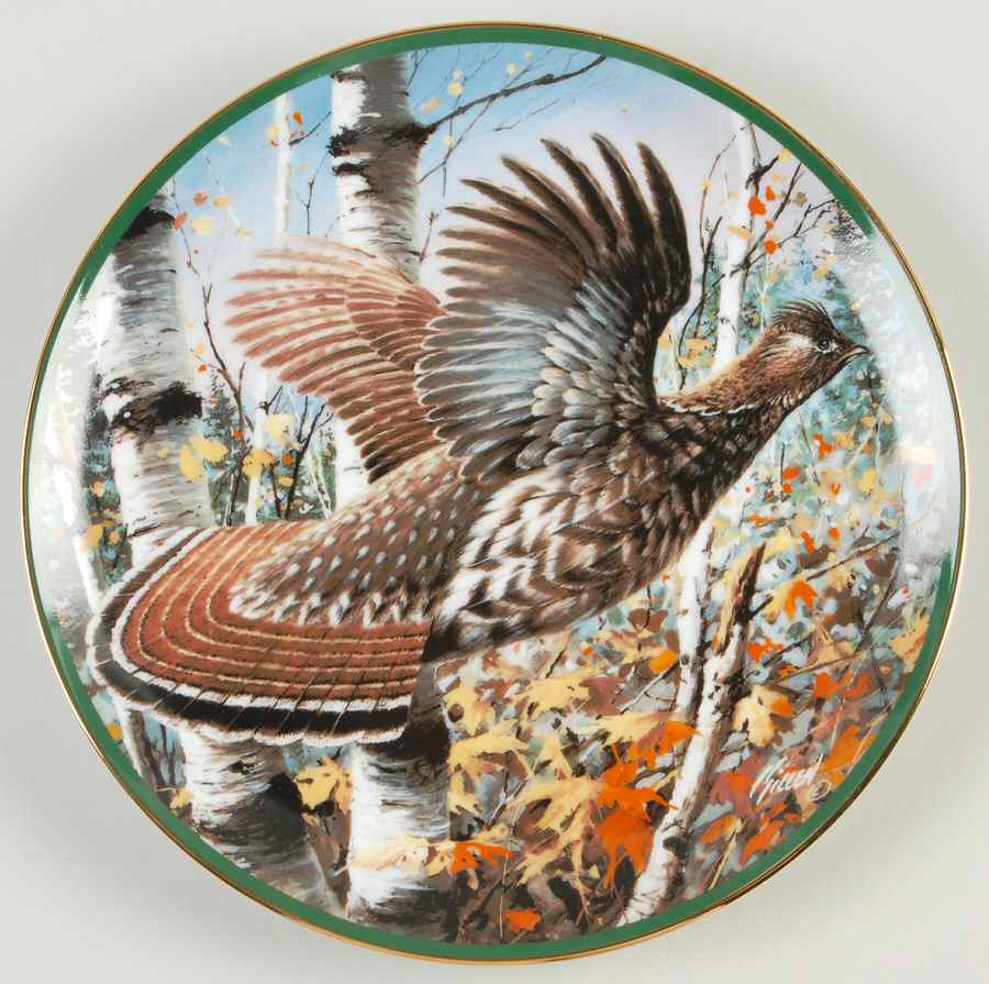 North American Gamebirds Ruffed Grouse - No Box by Hamilton Collection-1